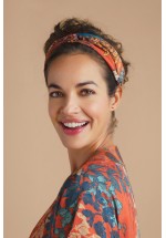 Powder Elasticated Headband Trailing Wisteria (Terracotta) SS23